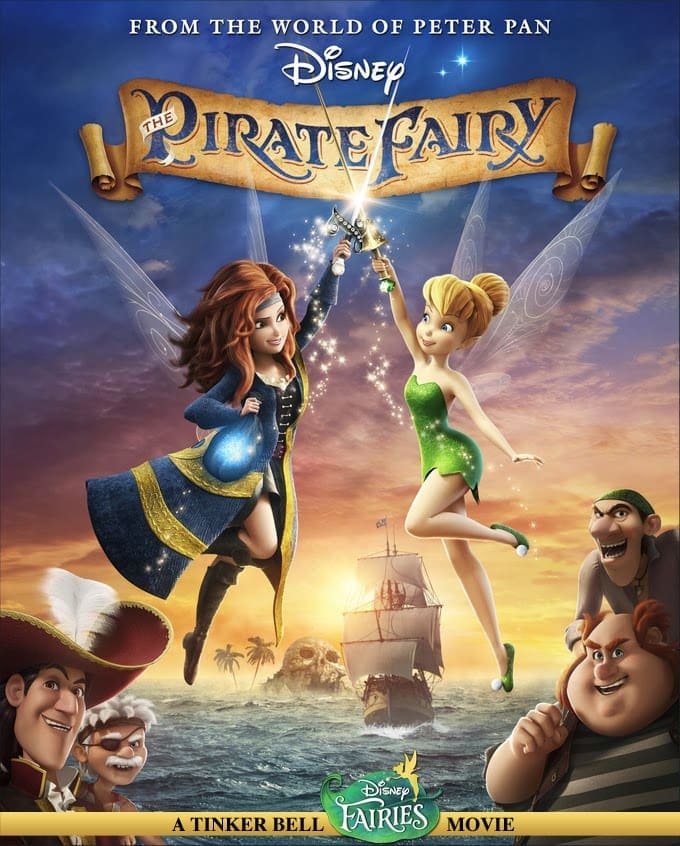 Pirate fairy art poster