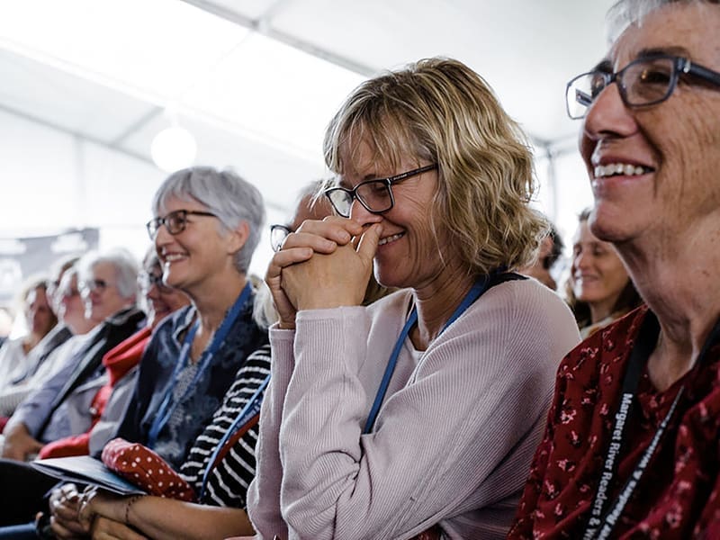 Margaret river readers and writers audience members