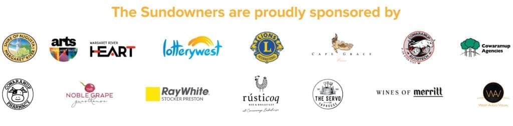 Sunday sundowner in augusta 7 Amr2024 sundowners logos 1