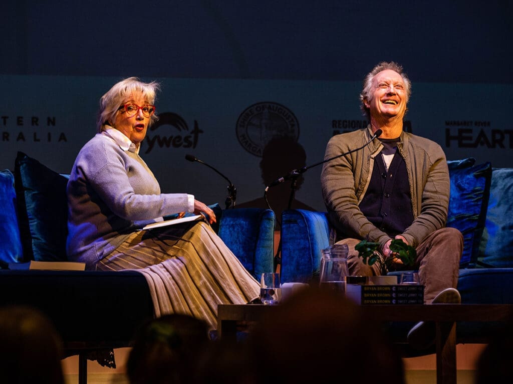 Bryan brown & jane caro