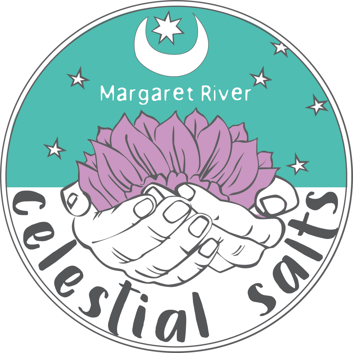 Celestial salts margaret river logo png