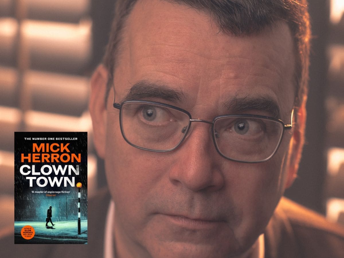 Mick herron w book 12x9 1